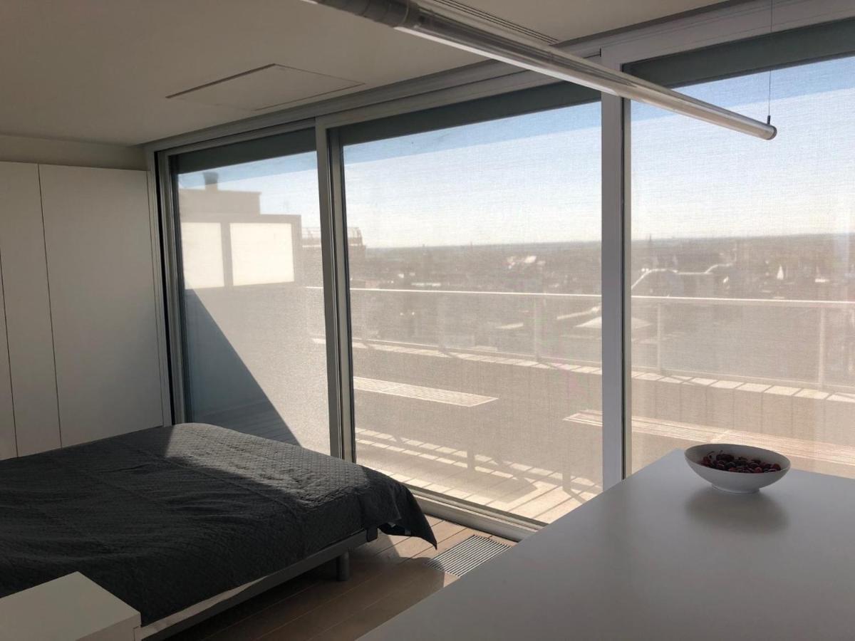 Penthouse Sea-Loft Blankenberge, Uniek Zeezicht, Luxeloft Met 40M2 Terras! Apartment ภายนอก รูปภาพ
